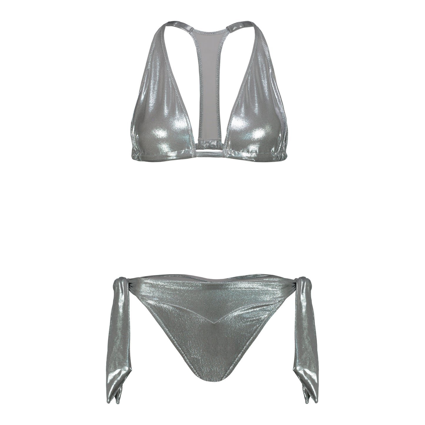 Bikini triangolo silver