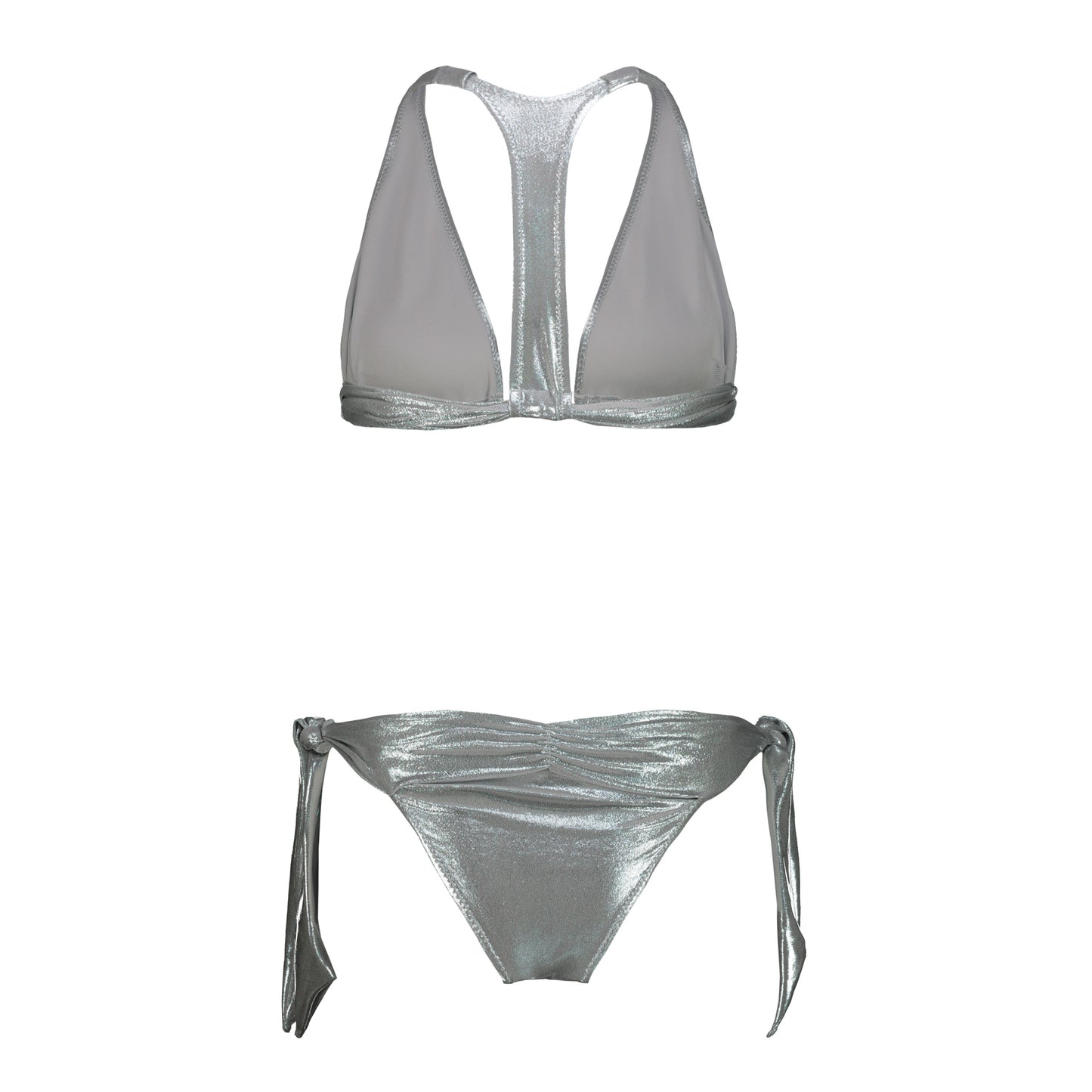 Bikini triangolo silver